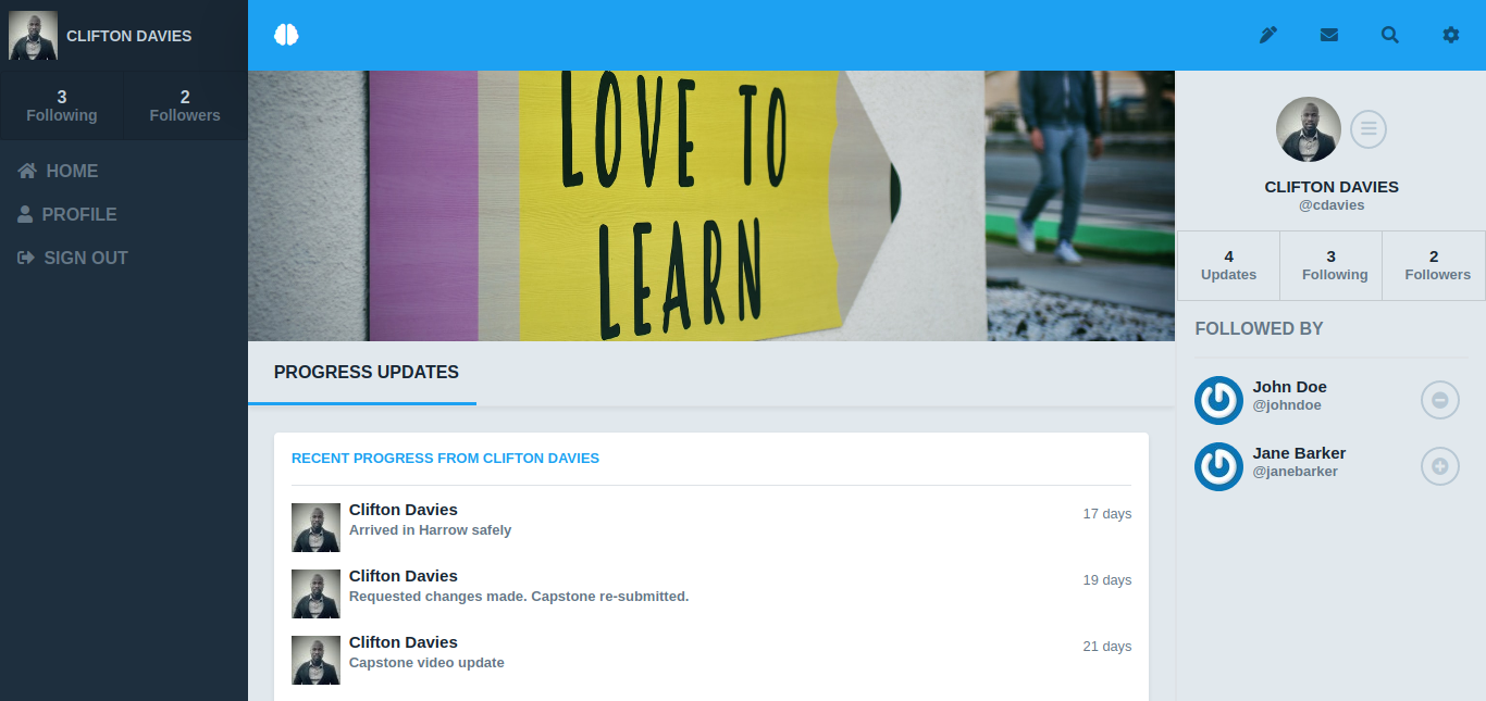 Screenshot for 3rd side project